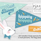 Greetings from the Easter Bunny Pennant Flag Set