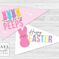 Printable PEEPS Easter Pennant Flag Set