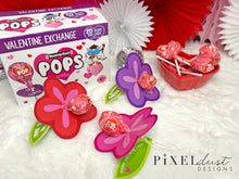 Load image into Gallery viewer, Lollipop Flower Printable Valentine Sucker Cards
