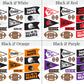 Game Day Football Pennant Flags