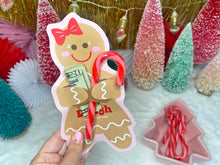 Load image into Gallery viewer, A little extra DOUGH for Christmas Gingerbread Cookie Money Holder Card, Treat Cards
