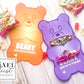 Gummy Bear Printable Valentine Treat Holder Cards