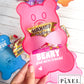 Gummy Bear Printable Valentine Treat Holder Cards