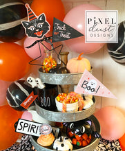 Load image into Gallery viewer, Halloween Printable Pennant Flags - Trick or Treat Set
