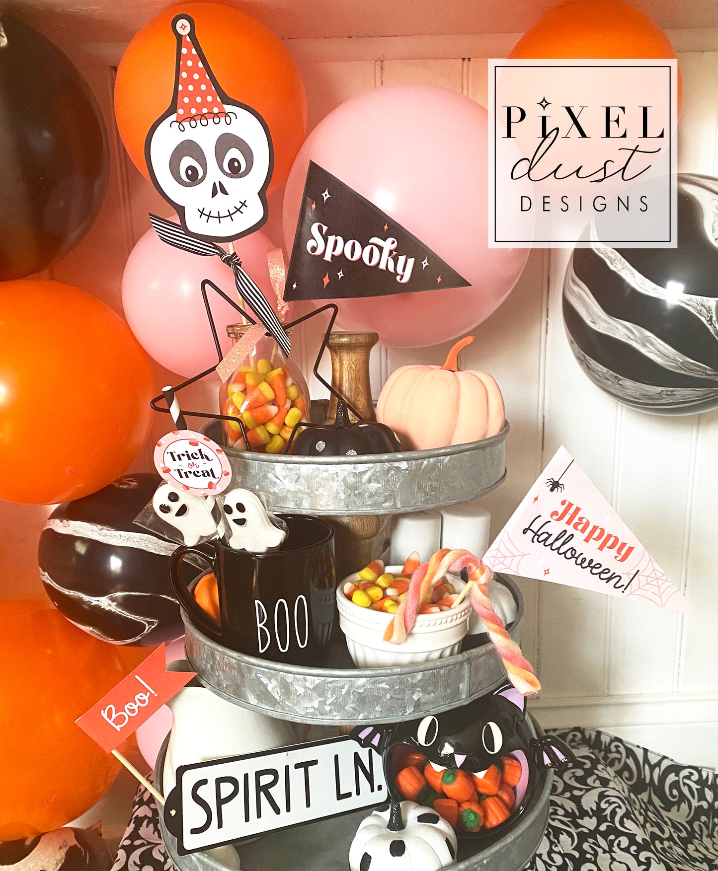 Halloween Printable Pennant Flags - Spooky Set