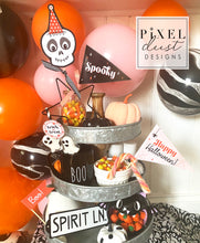 Load image into Gallery viewer, Halloween Printable Pennant Flags - Spooky Set
