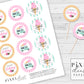 Ice Cream Truck Birthday Party Printable Cupcake Toppers / Picks