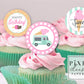 Ice Cream Truck Birthday Party Printable Cupcake Toppers / Picks