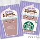 Last Day of School Teacher Appreciation Coffee Gift Card Holder, End of the Year Teacher Gift