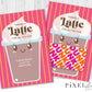 Thanks a Latte Coffee Gift Card Holder - Thank You Card - Pink