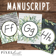 Load image into Gallery viewer, Modern Magnolia Aphabet Posters
