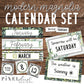 Magnolia Farmhouse Calendar Set | Weather Kit | Classroom Decor