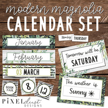 Load image into Gallery viewer, Magnolia Farmhouse Calendar Set | Weather Kit | Classroom Decor

