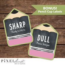 Load image into Gallery viewer, Magnolia Farmhouse, Editable Sterilite Drawer Classroom Labels
