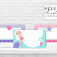 Mermaid Birthday Party Food Label Tent Cards Printable File