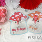 Retro Mushroom Valentine Printable Treat Holder Cards