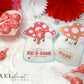Retro Mushroom Valentine Printable Treat Holder Cards