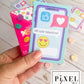 Emoji Cell Phone Printable Valentine Cards