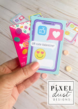 Load image into Gallery viewer, Emoji Cell Phone Printable Valentine Cards
