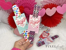 Load image into Gallery viewer, Retro Slap Bracelet Printable Valentine Cards
