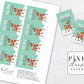 Ruby the Red TOES Reindeer Nail Polish Christmas Gift Tags