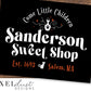 Sanderson Sweet Shop Printable Halloween Sign, Hocus Pocus Home Decor Sign 8x10