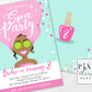 Spa Birthday Party Invitation Printable File