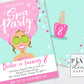 Spa Birthday Party Invitation Printable File