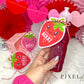 Berry Sweet Strawberry Printable Valentine Cards