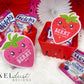 Berry Sweet Strawberry Printable Valentine Cards