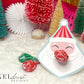 Rudolph and Santa Lollipop Nose Christmas Sucker Cards for Kids