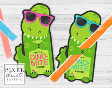 Load image into Gallery viewer, DINO-MITE Summer, End of the Year Treat Cards
