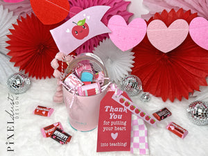 Teacher Printable Valentine Gift Set
