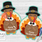 Thanksgiving Turkey Treat Holder Card