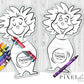 Thing 1 and Thing 2 - Dr. Seuss Week Treat Cards