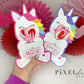 Unicorn Valentine Printable Treat Holder Cards