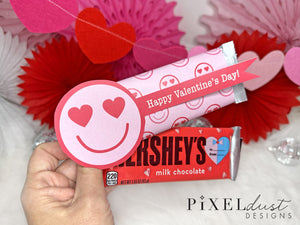 Printable Valentine Candy Bar / Gift Card Wrappers