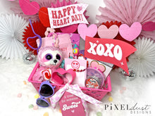 Load image into Gallery viewer, Printable Valentine Gift Tags &amp; Flags Set
