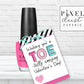 Printable Valentine's Day Nail Polish Gift Tags