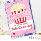 Cute Popcorn Valentine Printable Cards