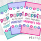 Pop-It Printable Valentine's Day Card for kids