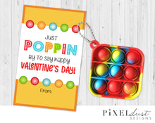 Load image into Gallery viewer, Rainbow Pop-It Printable Valentine for Kids
