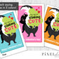 Love Stinks Funny Skunk Printable Valentine Cards