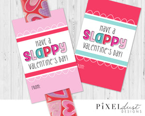 Cute Slap Bracelet Valentine Cards