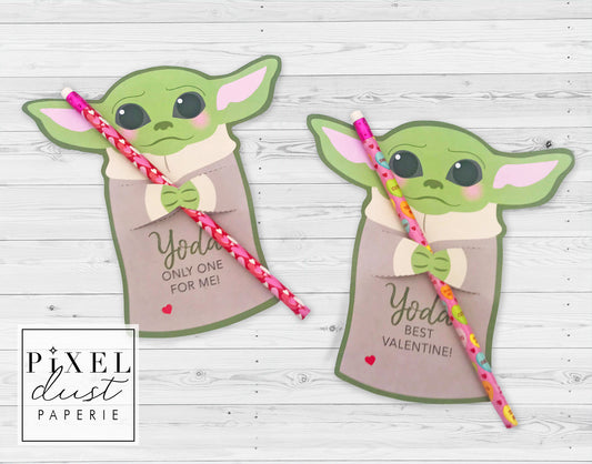 Baby Alien, Child Printable Valentine Treat Holder Cards